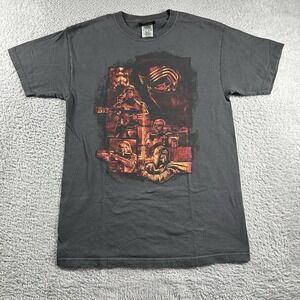 VINTAGE‎ Star Wars Shirt Mens Medium Black Red Y2K Kylo Ren Storm Troopers